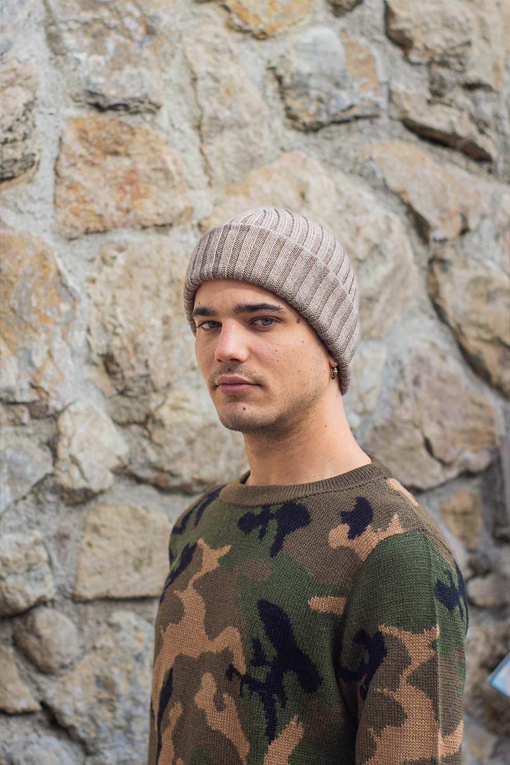 Antarctic Beanie NORGÄTE alpaca knitwear sustainably made in Peru