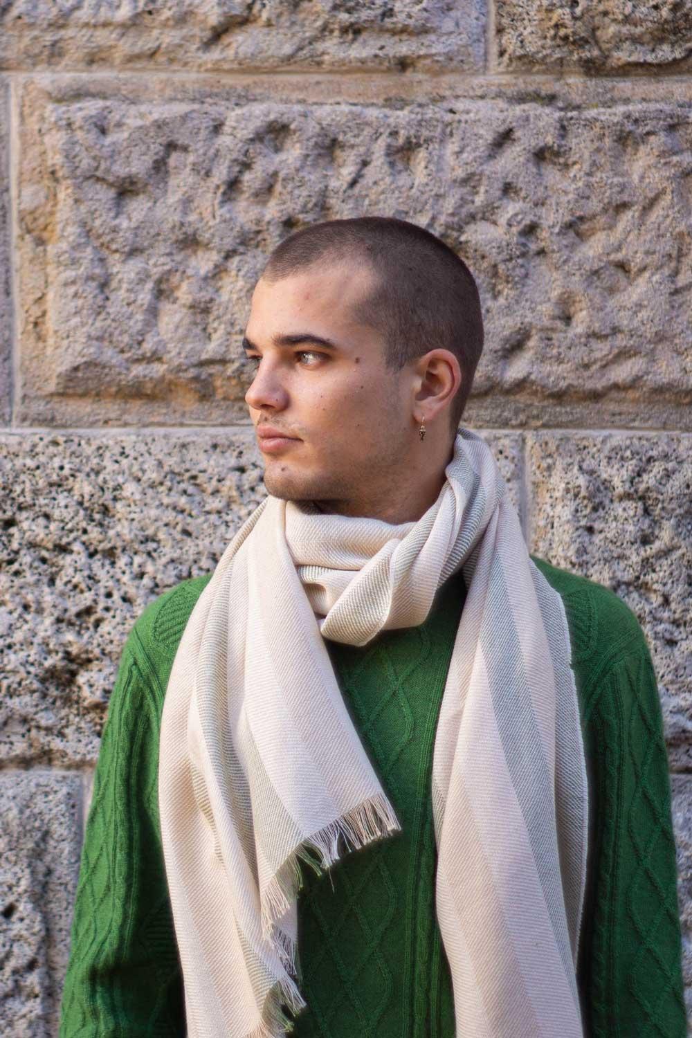 Groovy Pashmina NORGÄTE alpaca knitwear sustainably made in Peru