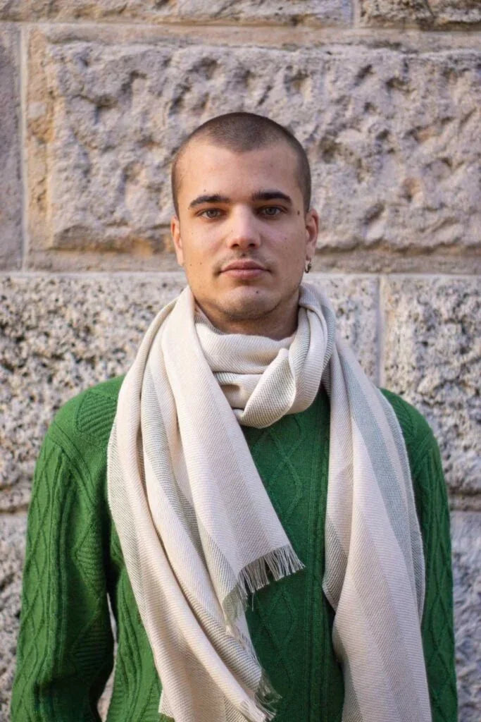 Groovy Pashmina NORGÄTE alpaca knitwear sustainably made in Peru