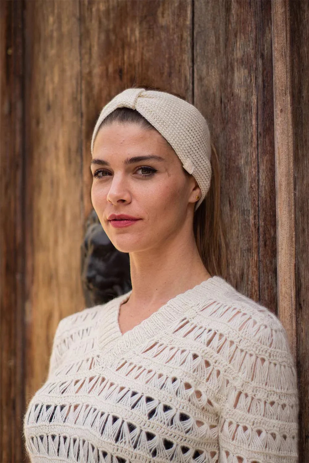 Fluorine Headband NORGÄTE alpaca knitwear sustainably made in Peru