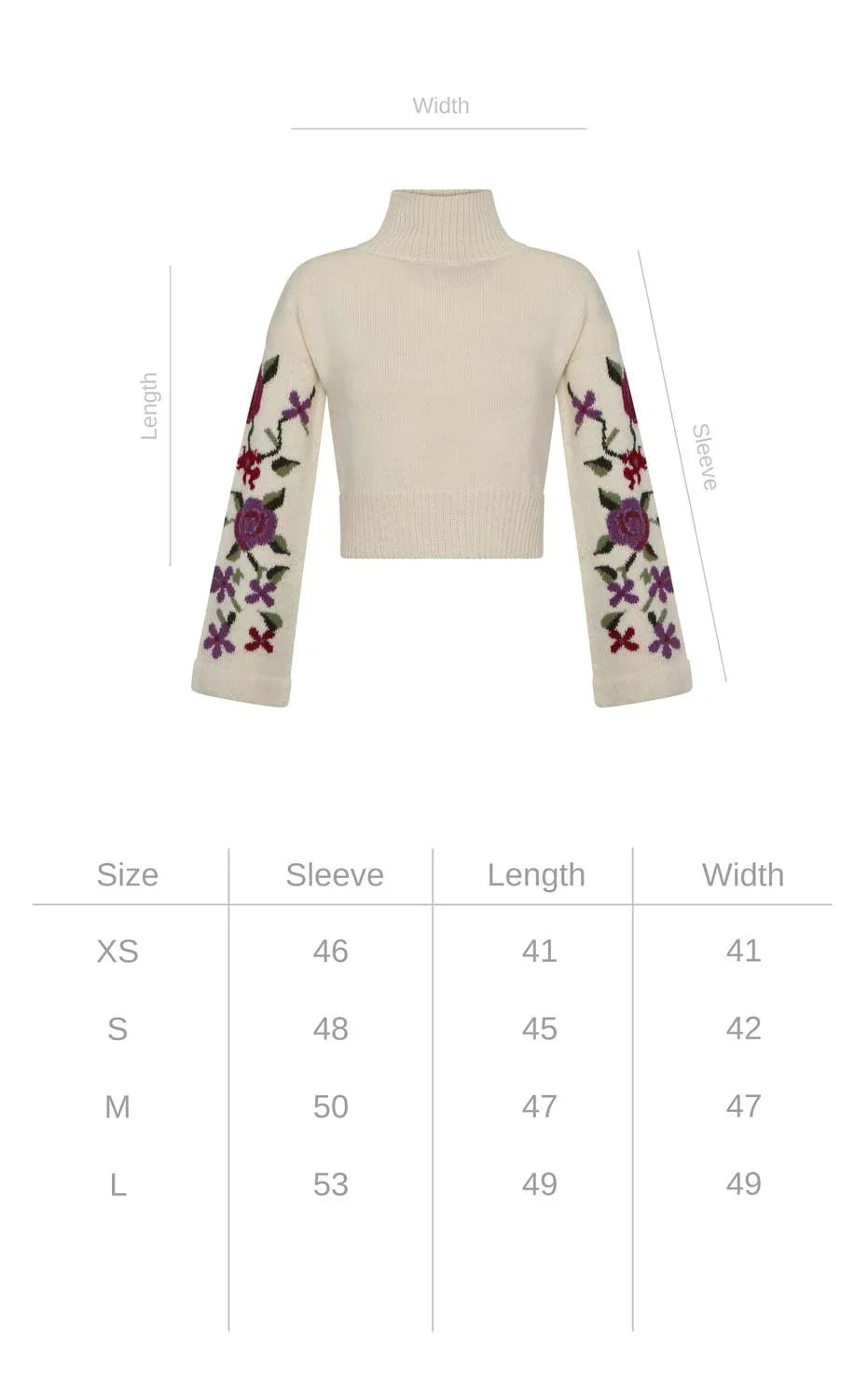 Flowery Sweater NORGÄTE alpaca knitwear sustainably made in Peru