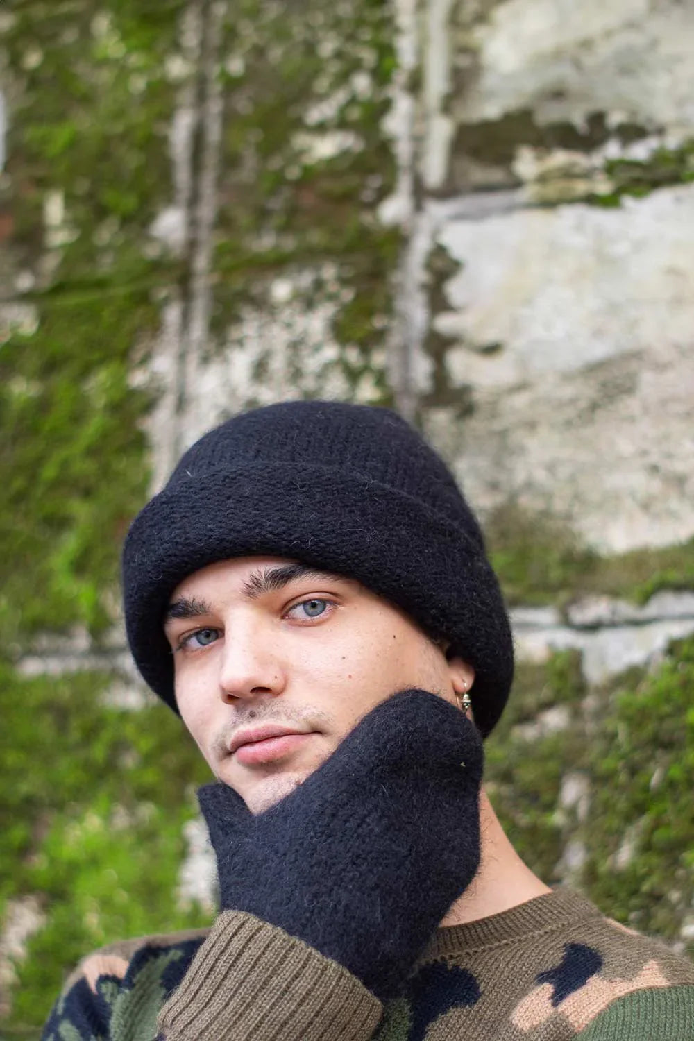 Teddy Mittens NORGÄTE alpaca knitwear sustainably made in Peru