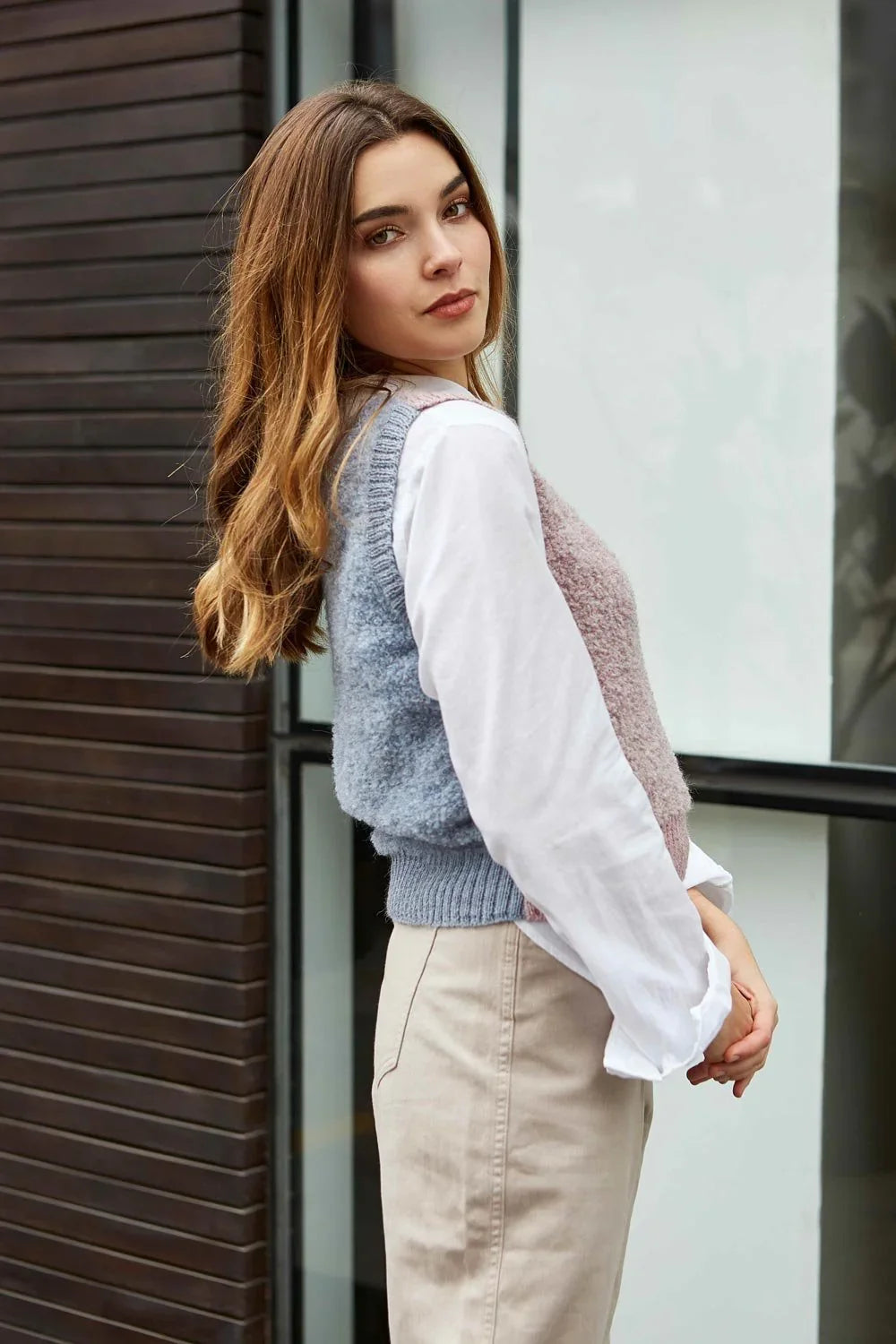 The One Vest NORGÄTE alpaca knitwear sustainably made in Peru