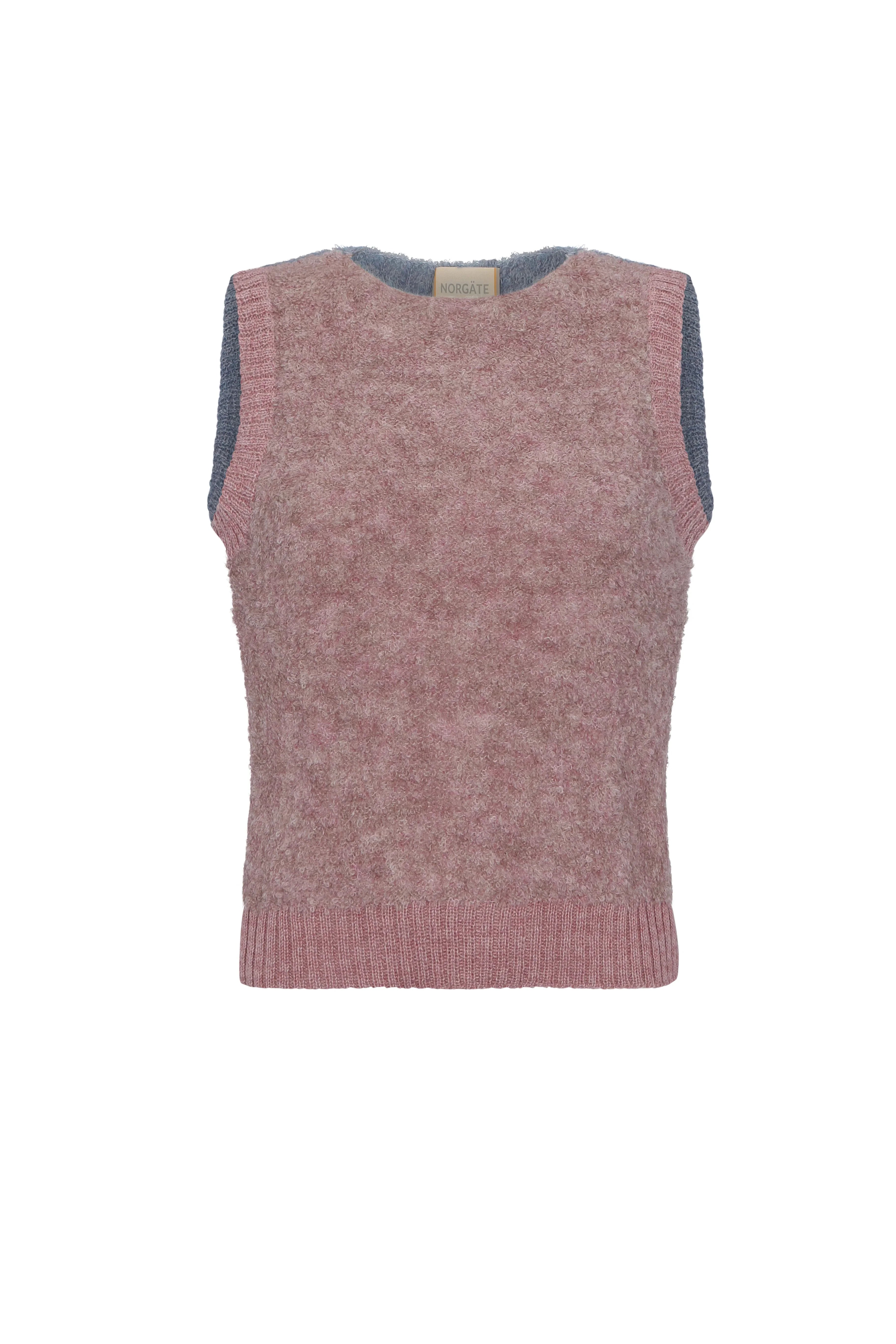 The One Vest NORGÄTE alpaca knitwear sustainably made in Peru
