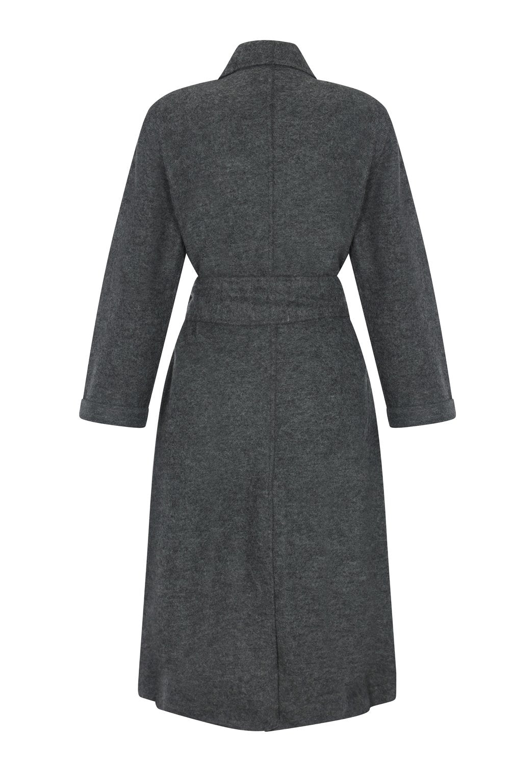 Tungsten Overcoat with Argon Fur Stole NORGÄTE