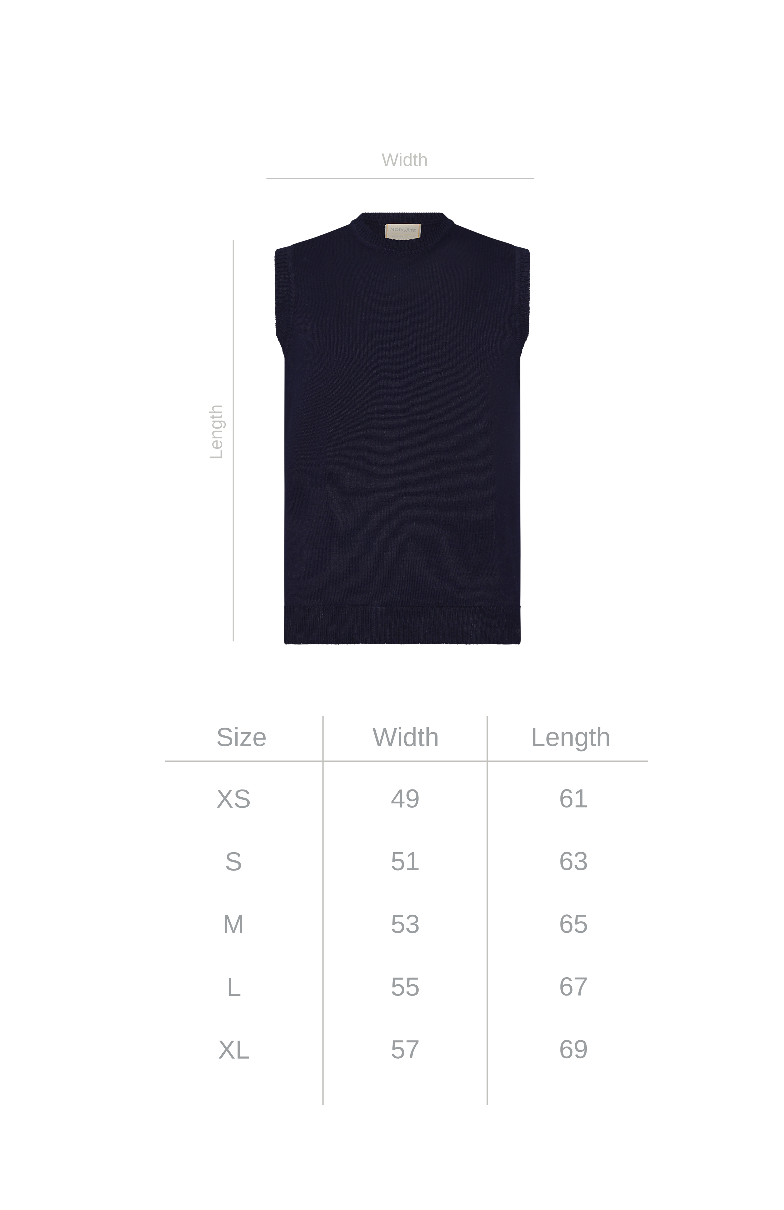 Original Vest - Navy Blue NORGÄTE