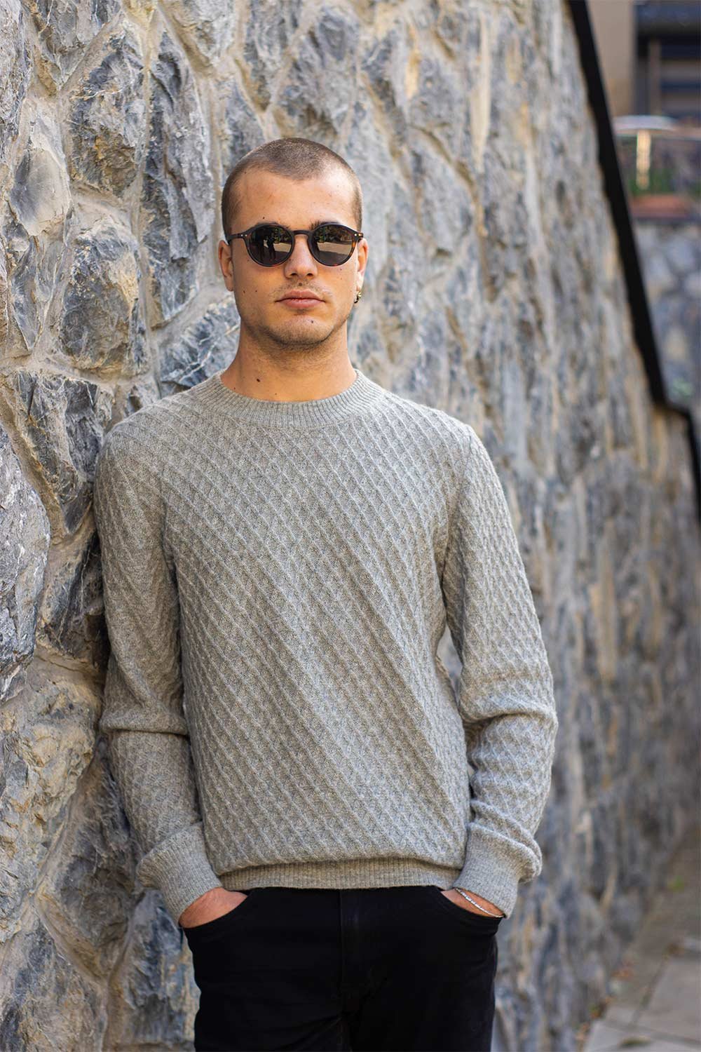 Diamond Sweater - Silver NORGÄTE