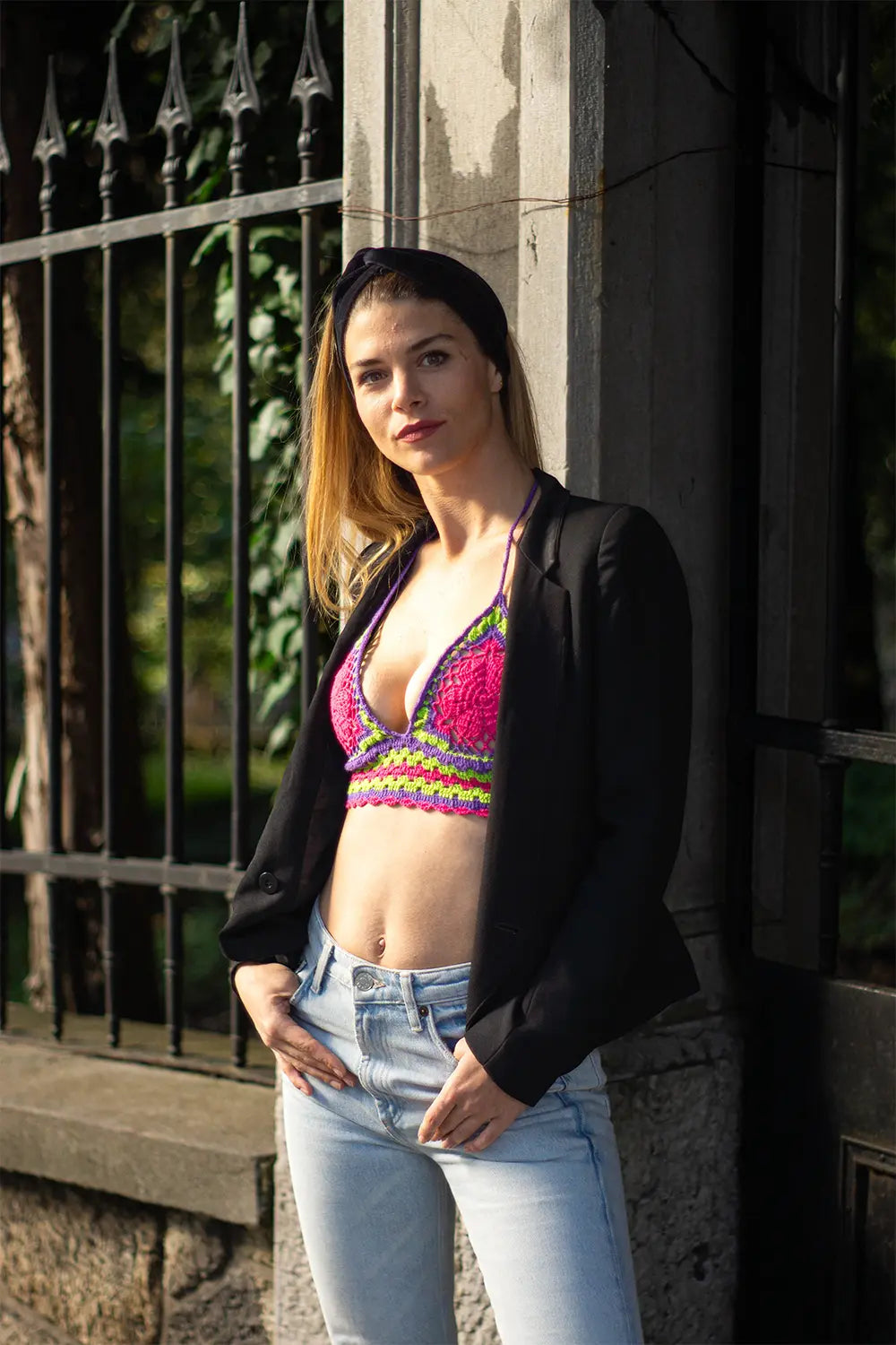 Flower Crochet Top - Lilac NORGÄTE