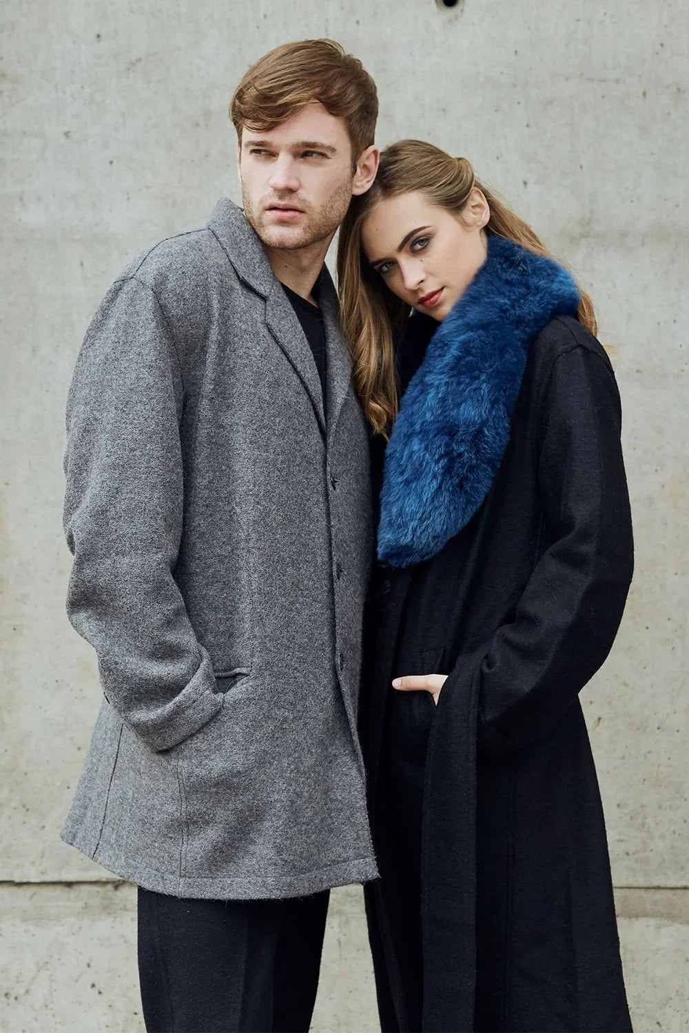 Tungsten Overcoat - Black | Norgäte Alpaca Knitwear Ethically Made