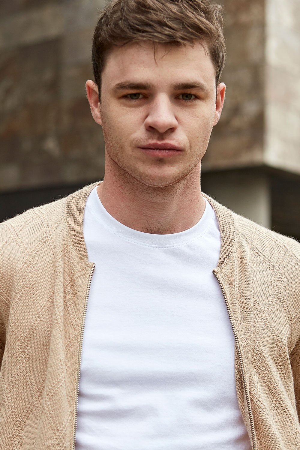 Simple Zip Sweater - Sand NORGÄTE