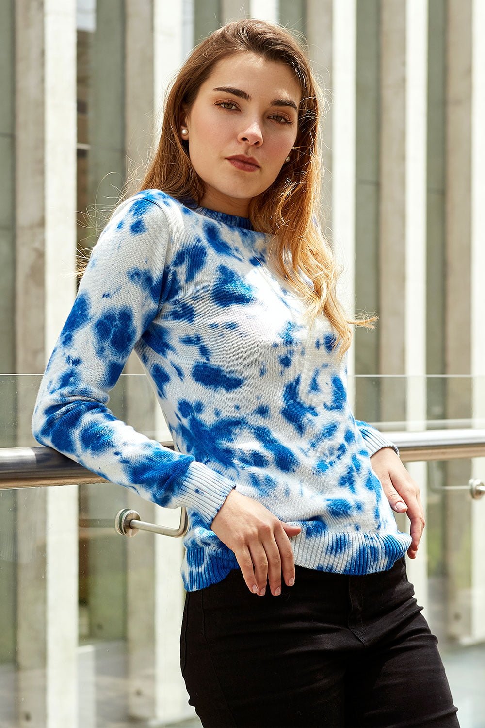 Natural Sweater - Blue NORGÄTE