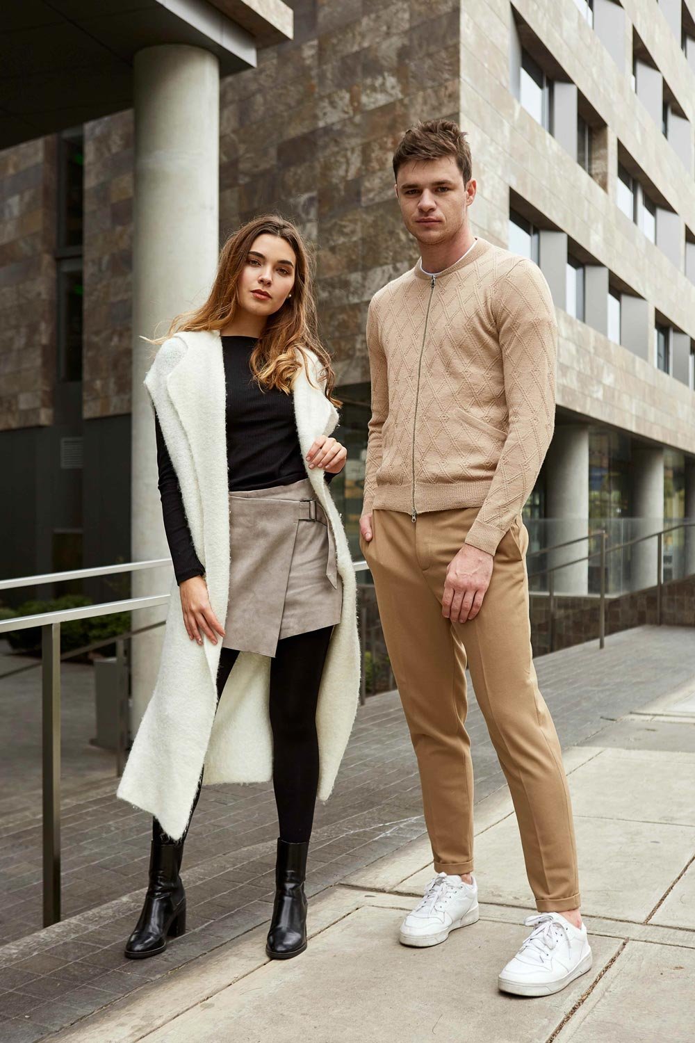 Simple Zip Sweater - Sand NORGÄTE