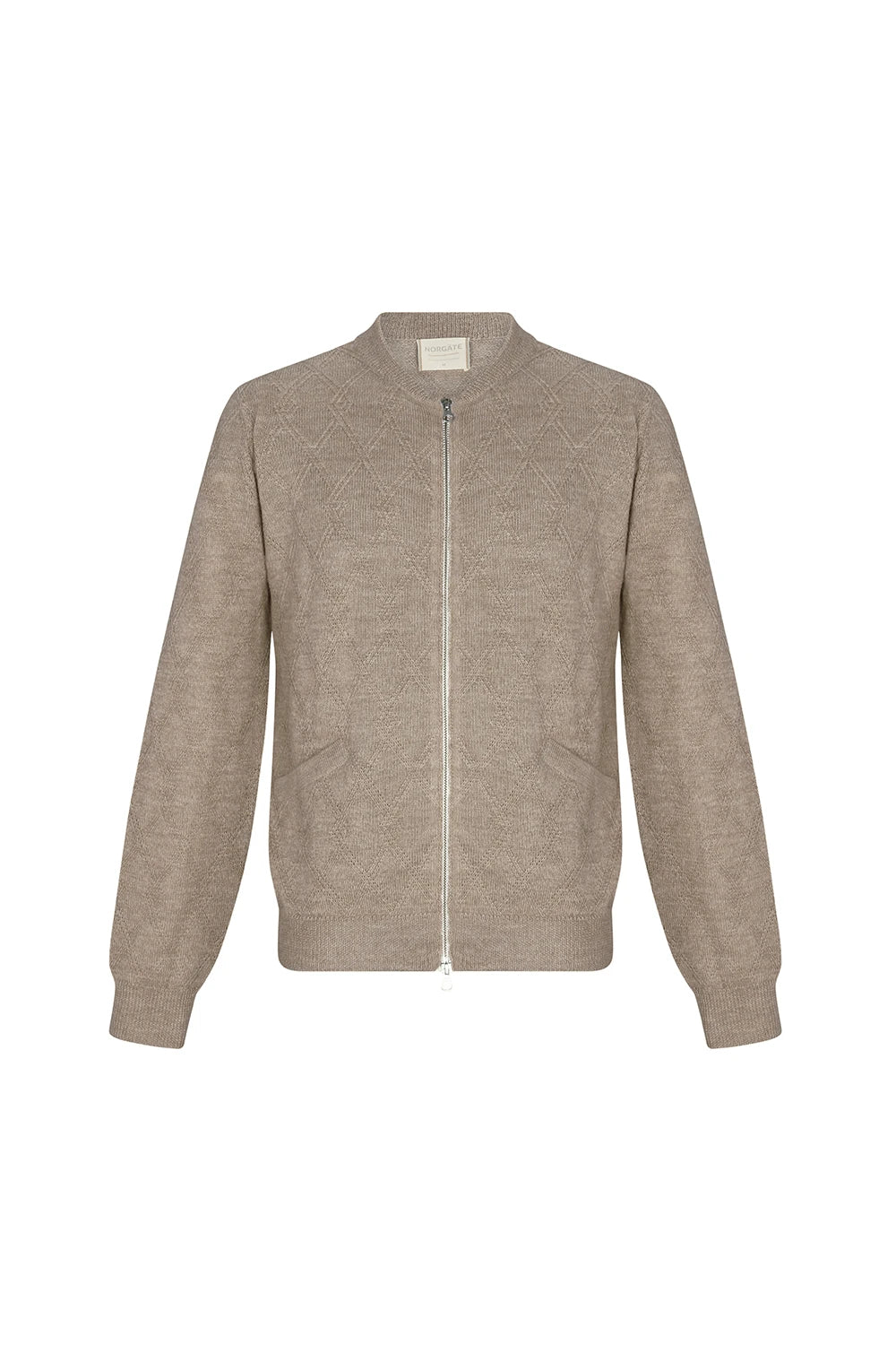 Simple Zip Sweater - Sand NORGÄTE