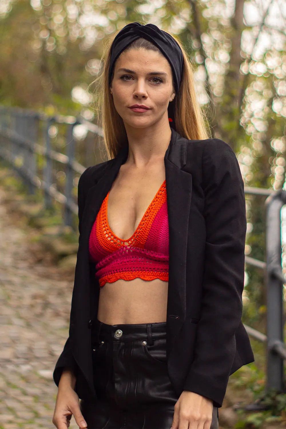 Sunset Crochet Top - Orange NORGÄTE