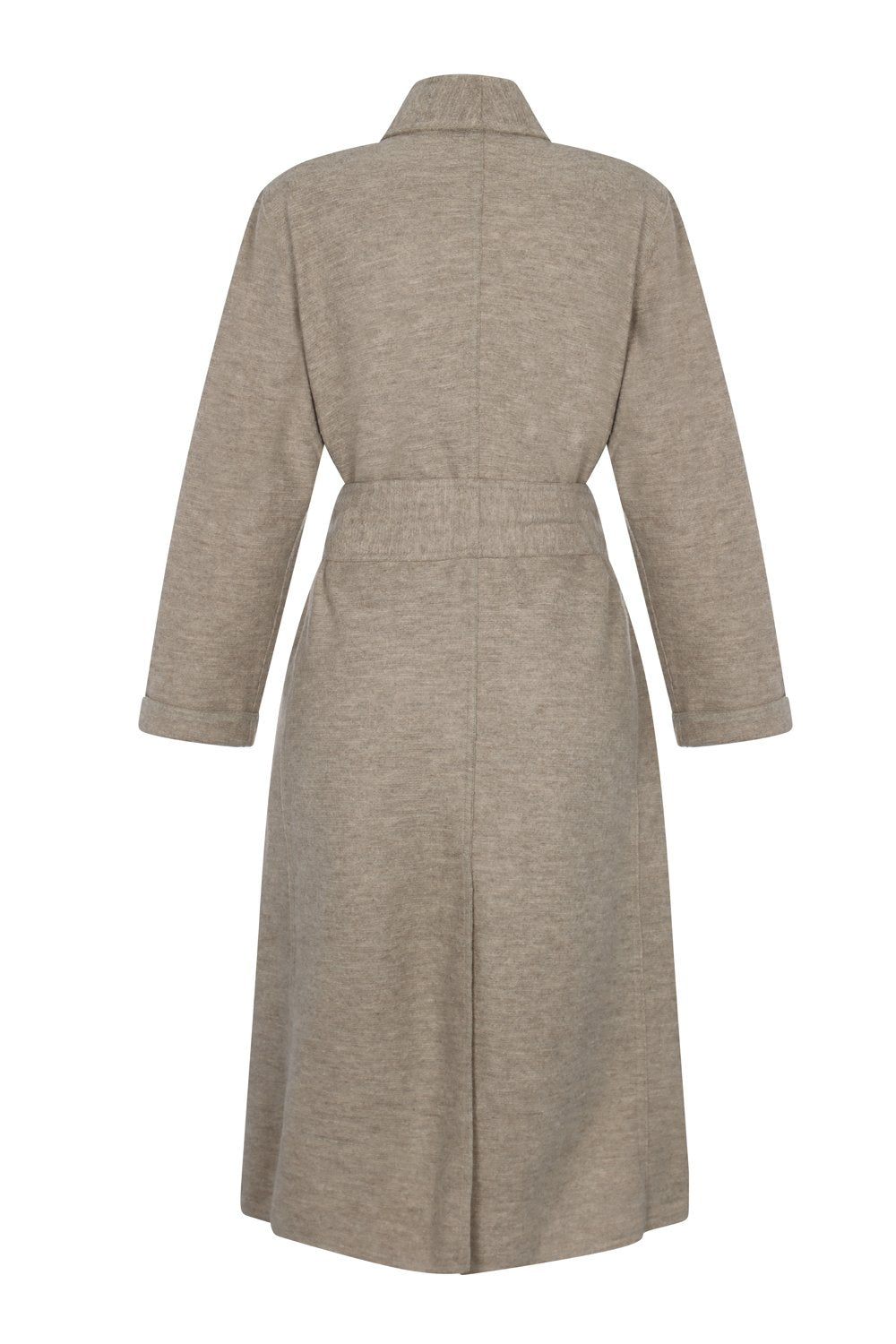 Tungsten Overcoat - Beige | Norgäte Alpaca Knitwear Ethically Made