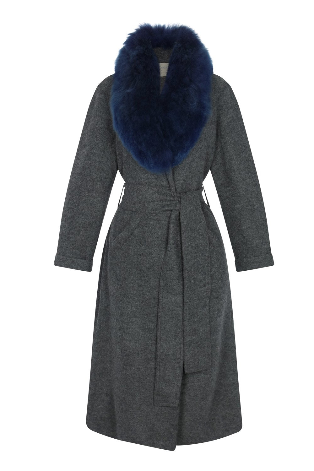 Tungsten Overcoat - Dim Grey | Norgäte Alpaca Knitwear Ethically