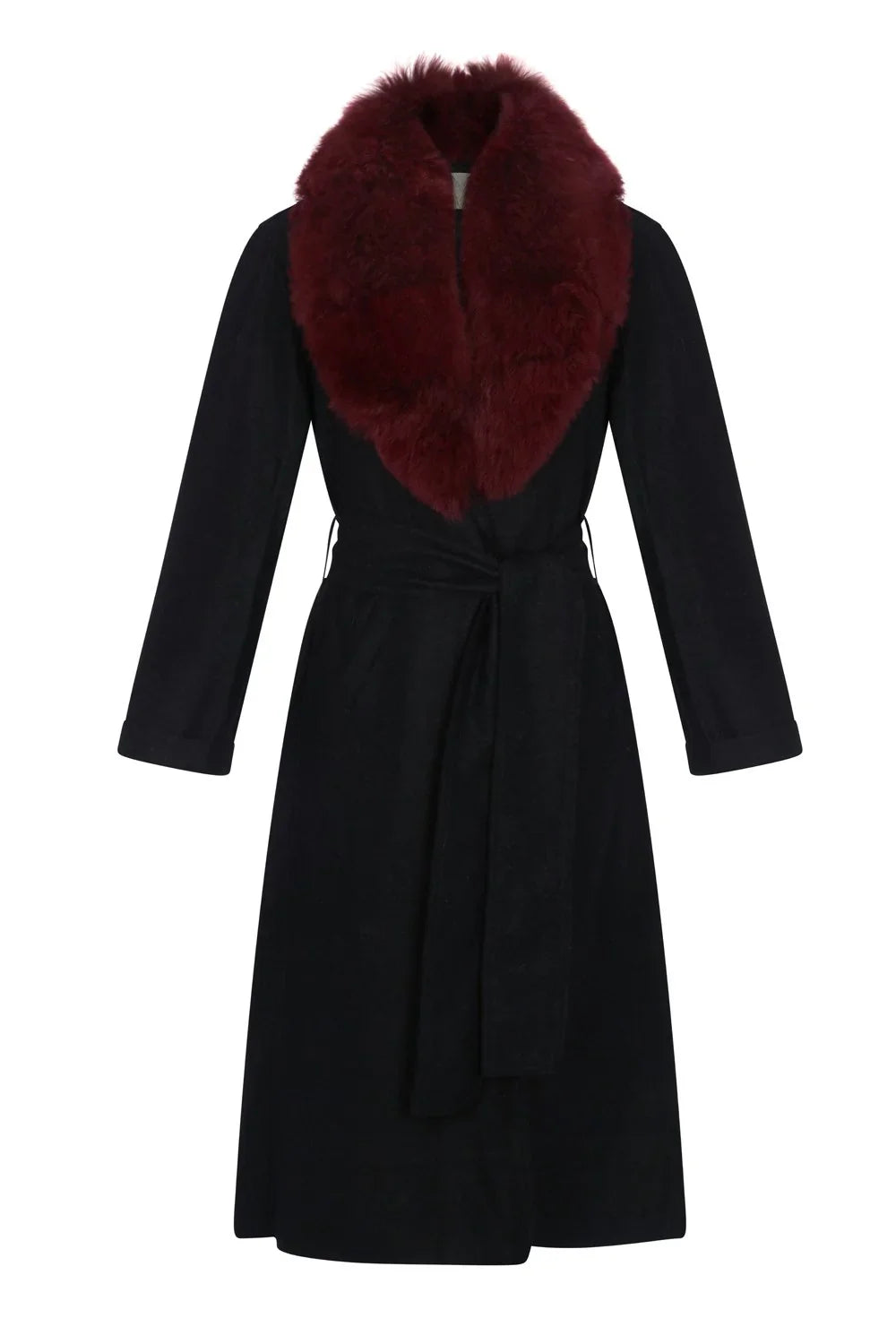 Tungsten Overcoat - Black | Norgäte Alpaca Knitwear Ethically Made