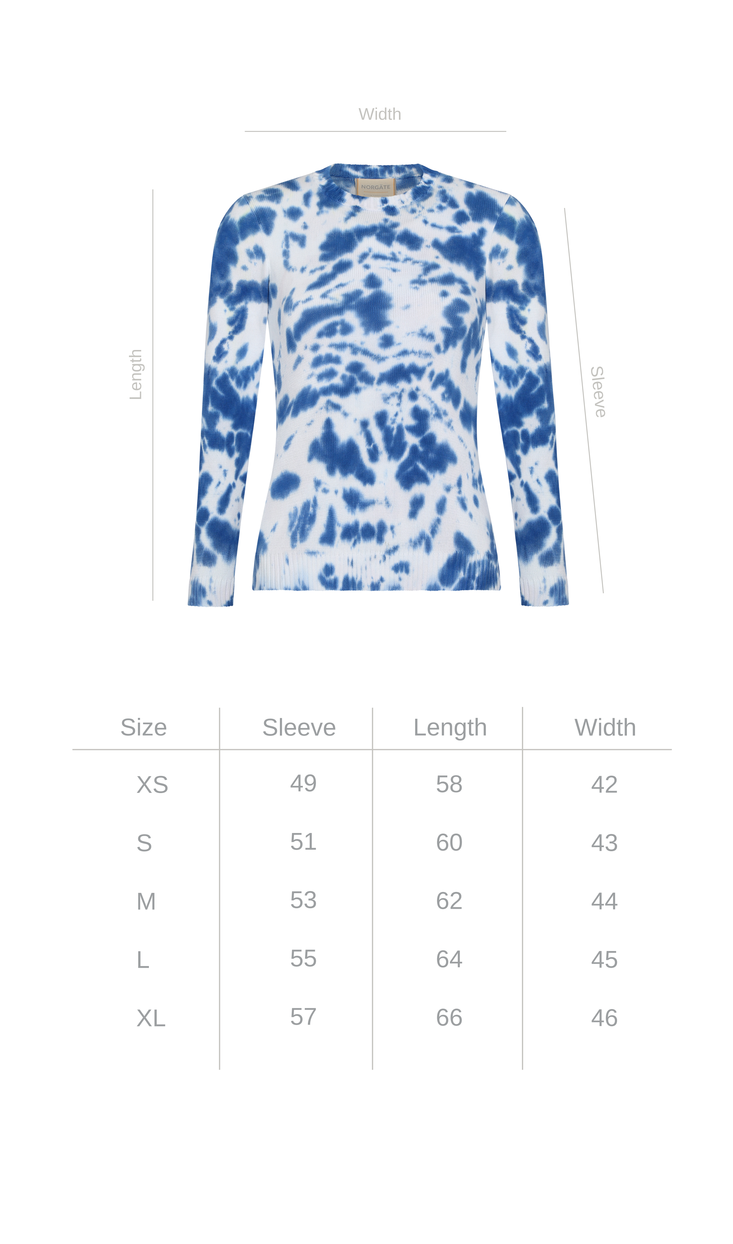 Natural Sweater - Blue NORGÄTE