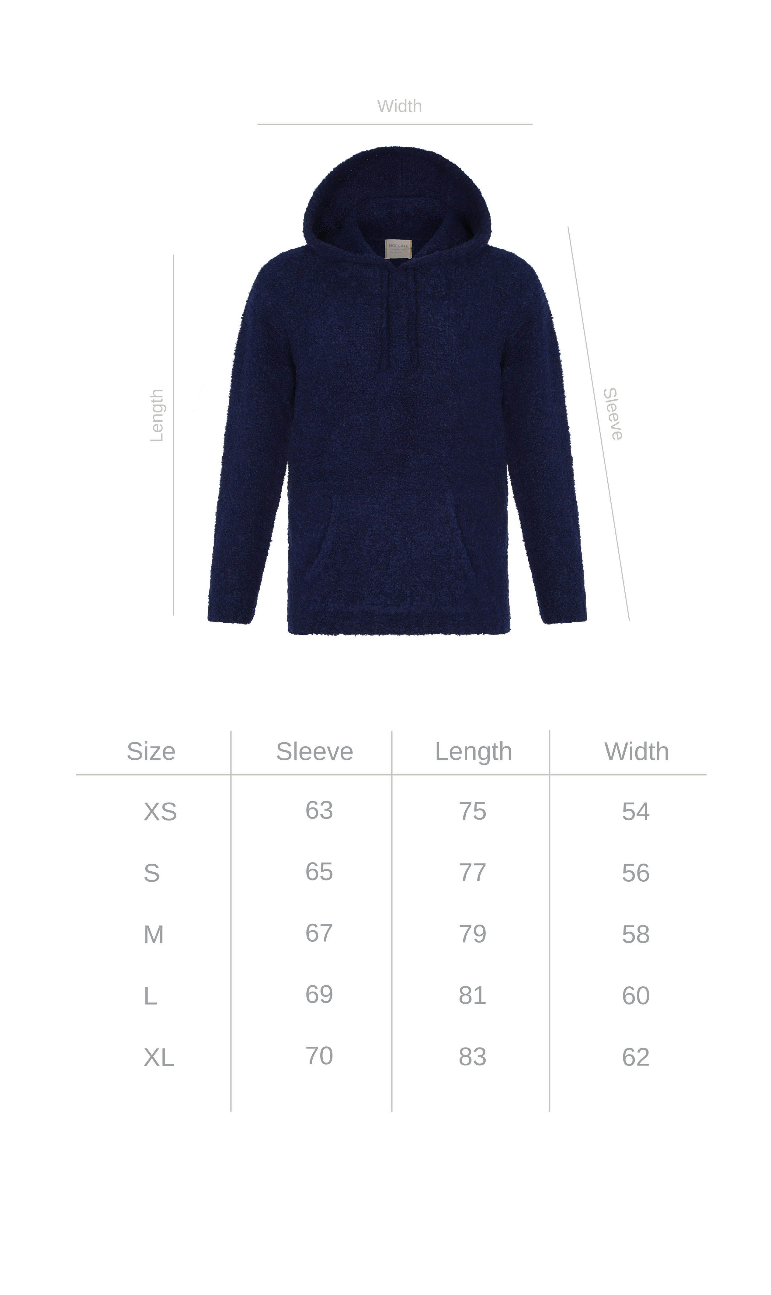 Cobalt Hoodie - Navy NORGÄTE