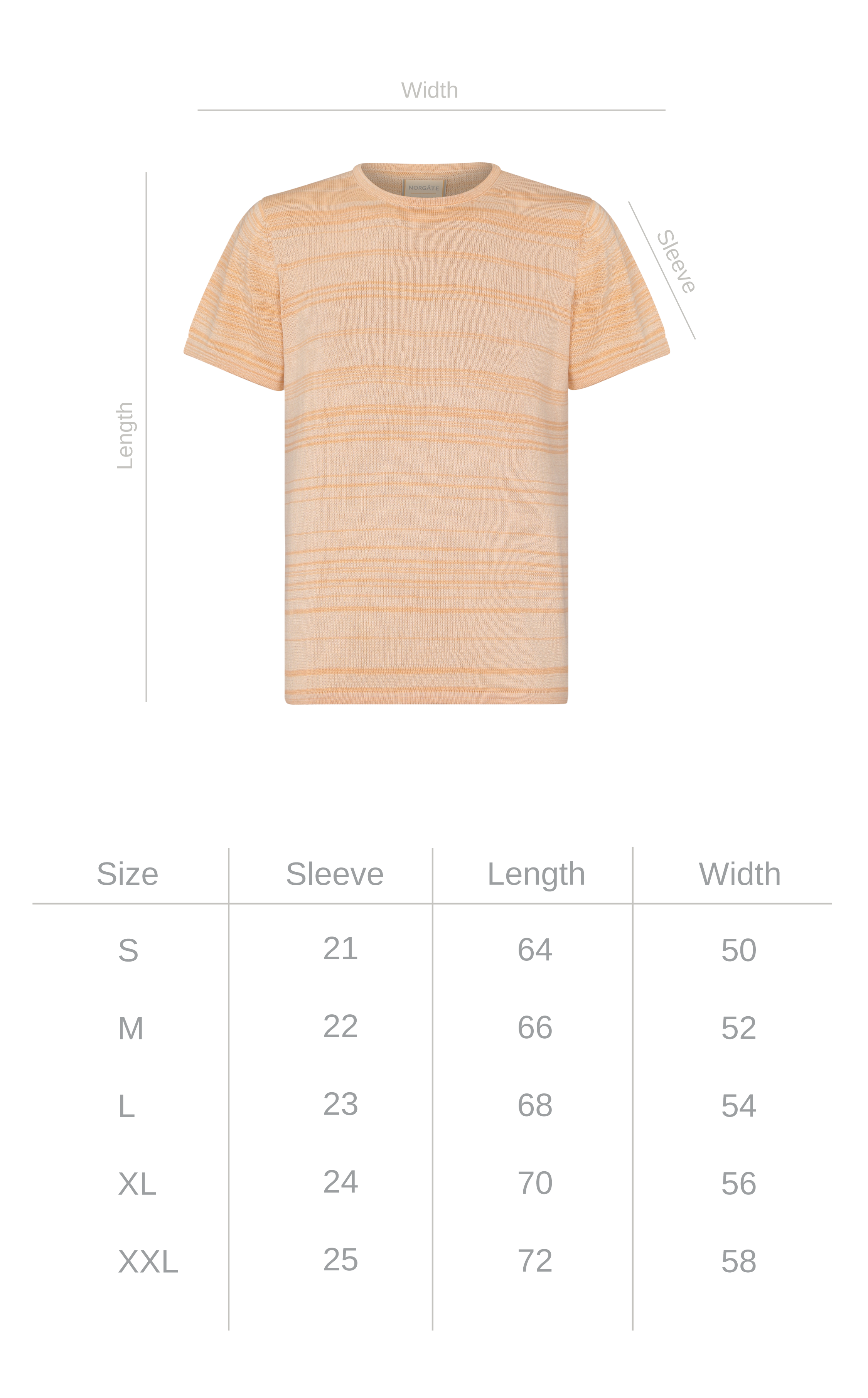 Harmony T-Shirt - Salmon NORGÄTE